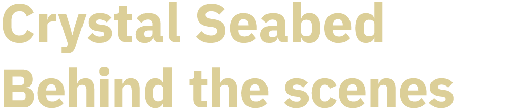 Crystal Seabed Behind the scenes