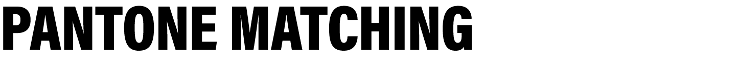 PANTONE MATCHING SYSTEM®