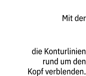 Mit der WAHL CORDLESS LEGEND die Konturlinien rund um den Kopf verblenden.