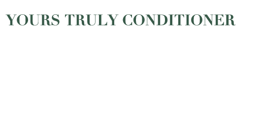 YOURS TRULY Conditioner  Anschlusspflege  Geschmeidiges und gl nzendes Haar  Leichte K mmbarkeit  Haar und Kopfha...