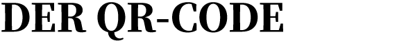 Der QR Code
