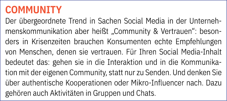 Community Der bergeordnete Trend in Sachen Social Media in der Unternehmenskommunikation aber hei t „Community & Ver...