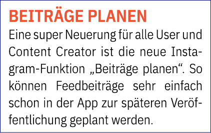 Beitr ge planen Eine super Neuerung f r alle User und Content Creator ist die neue Instagram Funktion „Beitr ge plane...