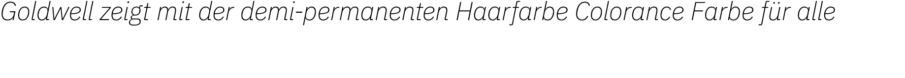 Goldwell zeigt mit der demi-permanenten Haarfarbe Colorance Farbe für alle