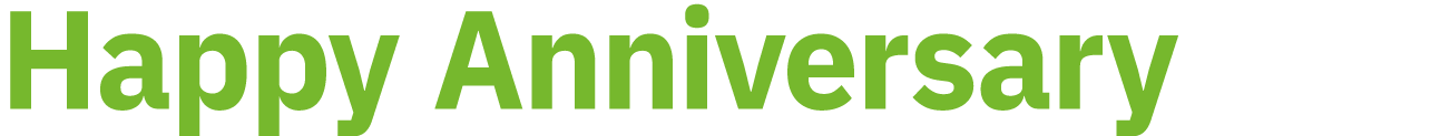 Happy Anniversary