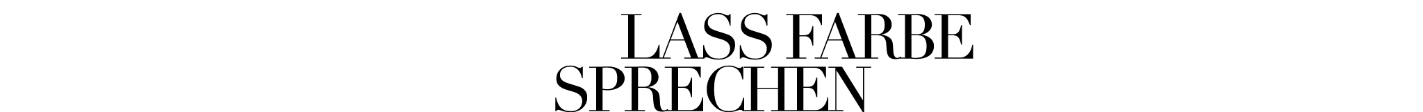  Lass Farbe sprechen