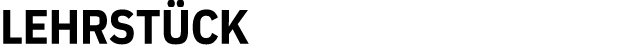 LEHRSTÜCK