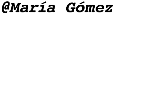  María Gómez