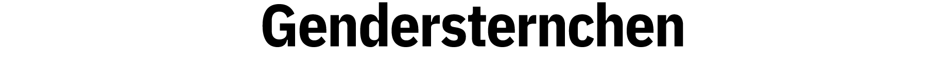 Gendersternchen 