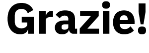 Grazie!