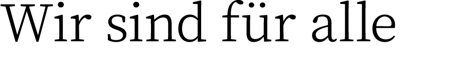 Wir sind für alle