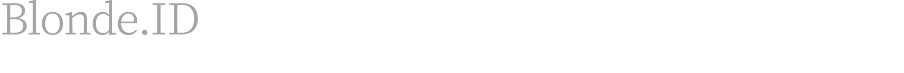 Blonde ID