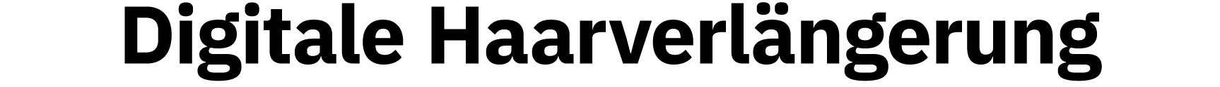 Digitale Haarverlängerung 