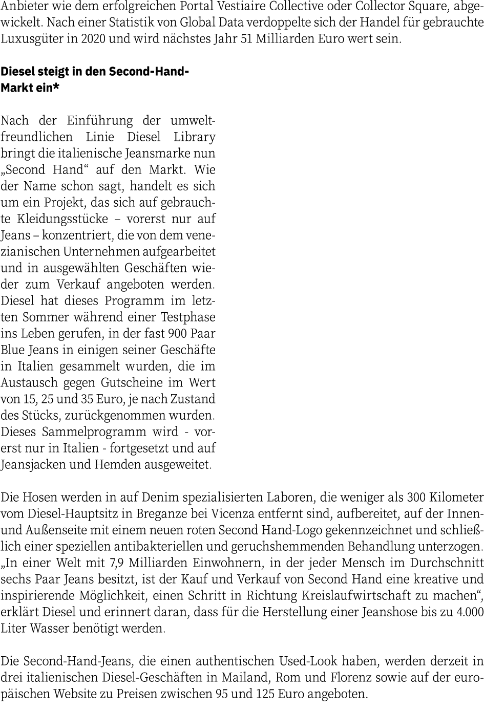 Anbieter wie dem erfolgreichen Portal Vestiaire Collective oder Collector Square, abgewickelt  Nach einer Statistik v   