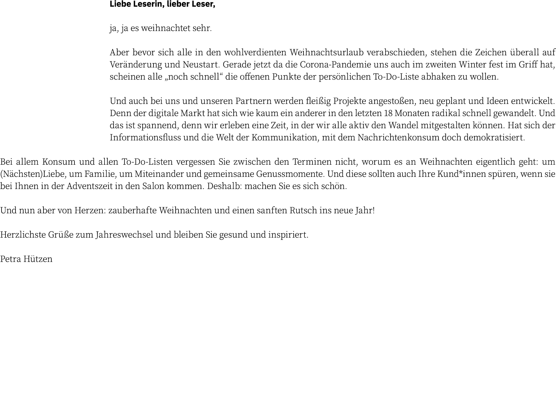Liebe Leserin, lieber Leser, ja, ja es weihnachtet sehr   Aber bevor sich alle in den wohlverdienten Weihnachtsurlaub   