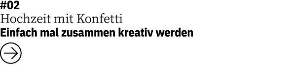 #02 Hochzeit mit Konfetti  Einfach mal zusammen kreativ werden  