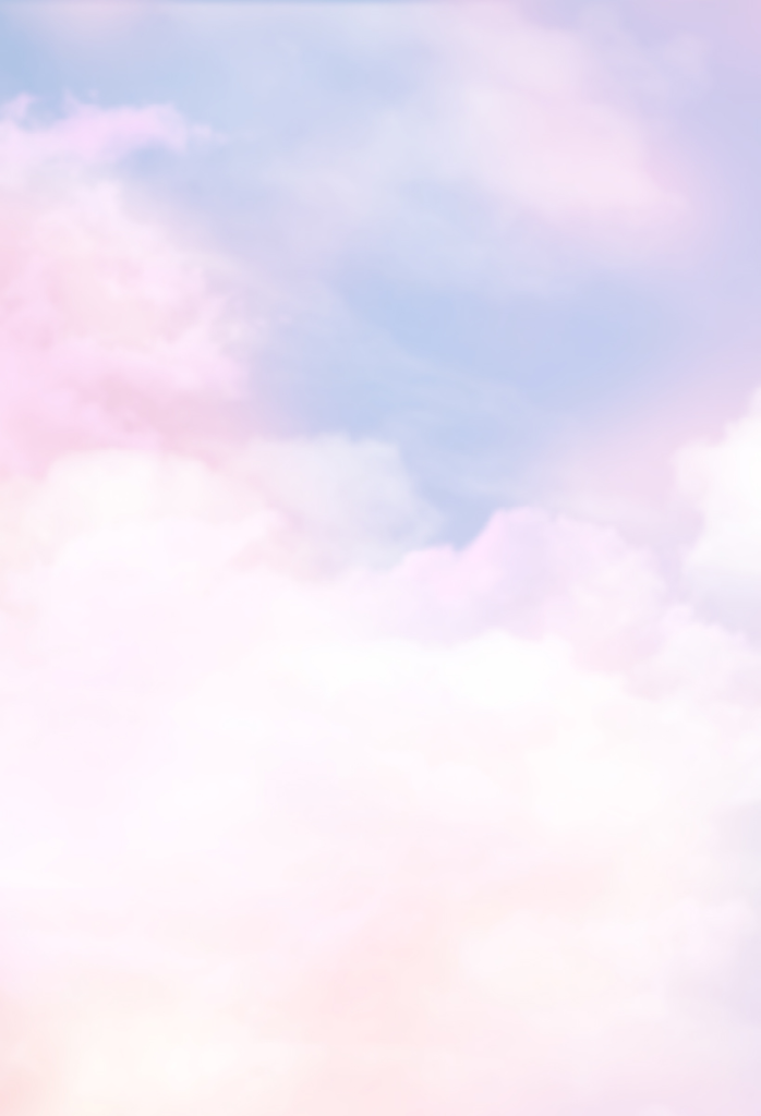 3D render of a pink cloudy sky