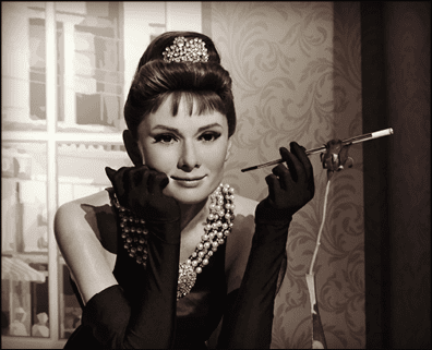 Audrey Hepburn, egot, Madame Tussauds wax museum. Audrey reached the pinnacle of her career when she played Holly Golightly in the legendary film or movie Breakfast at Tiffany's London, UK -02-12-2014