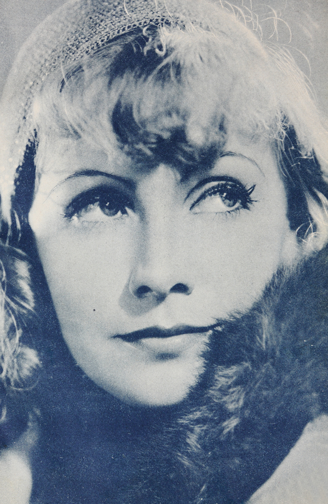 UNITED STATES - Circa 1928: Reproduction of old photography of famous actress Greta Garbo, in United States, circa 1928.