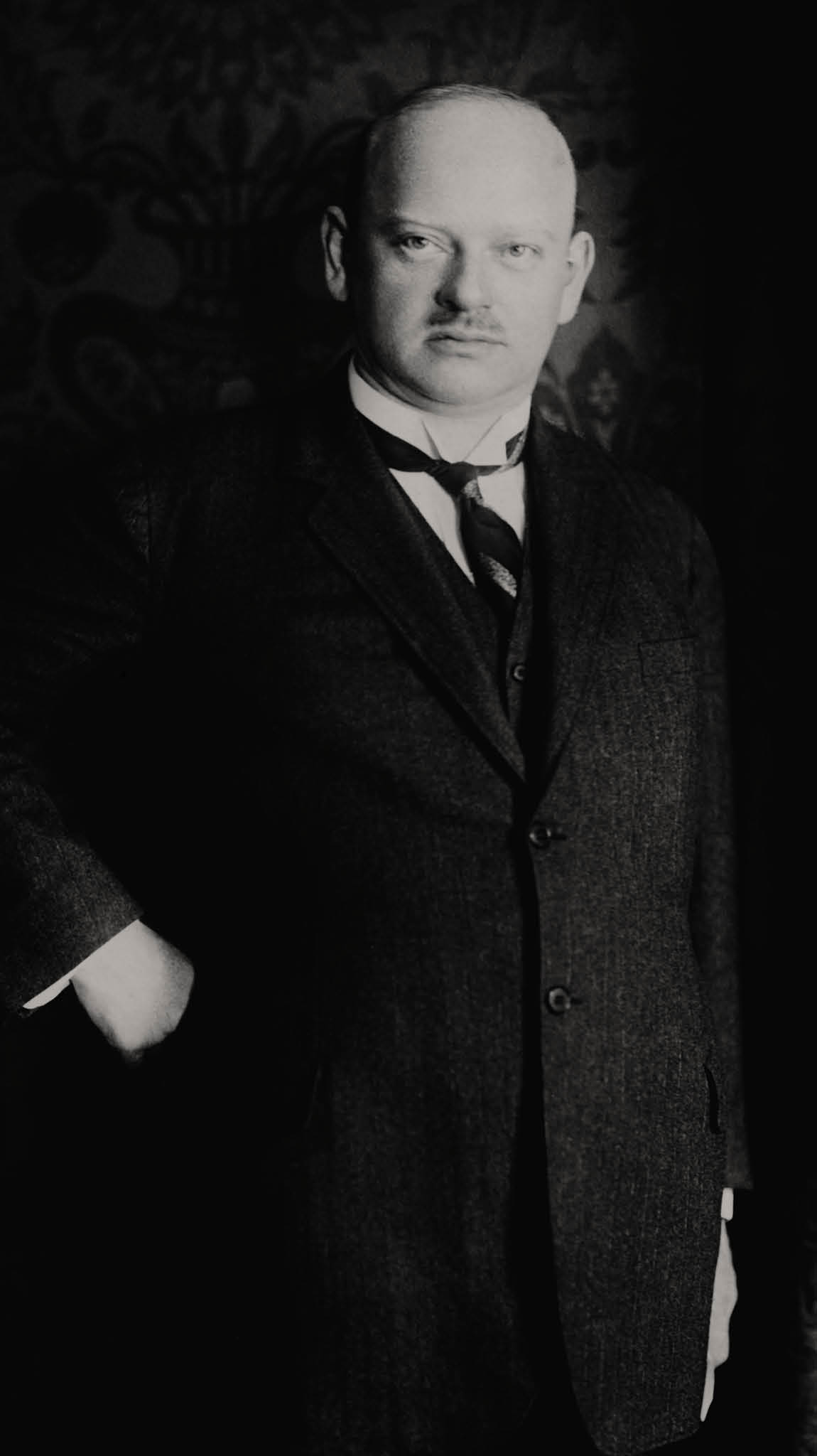 Gustav Stresemann, German liberal politician and statesman, served as Foreign Minister from 1923-29. Stresemann negotiated the Locarno Treaties with Britain, France, Italy, and Belgium in 1925 and joi